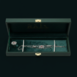 سوارة و خاتم فضة ١