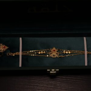 سوارة وخاتم مطلي ذهب 2