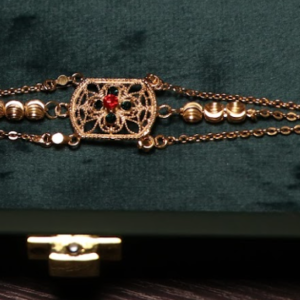 سوارة مطلي ذهب 1